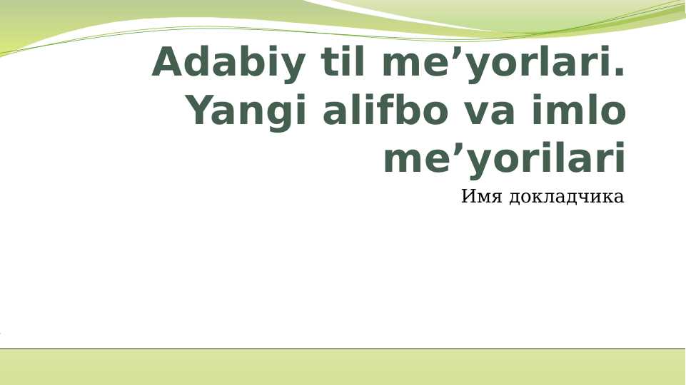 Adabiy til meʼyorlari