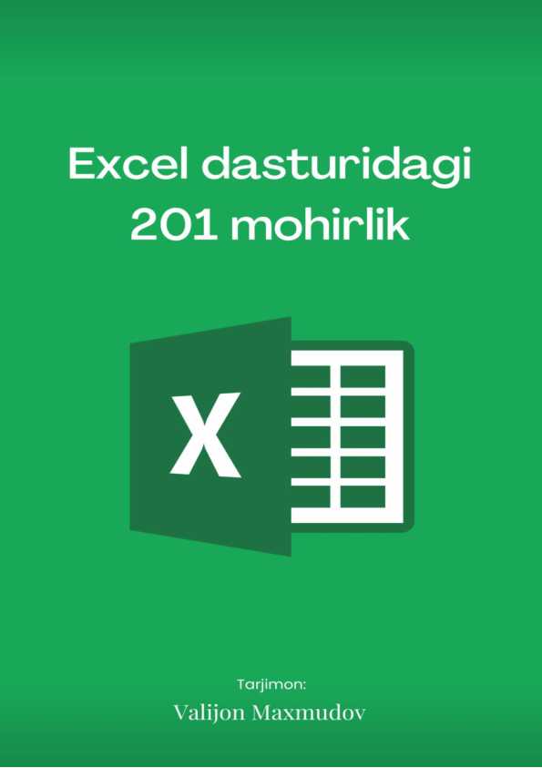 Excel dasturidagi 0 dam 100 gacha o'rganish