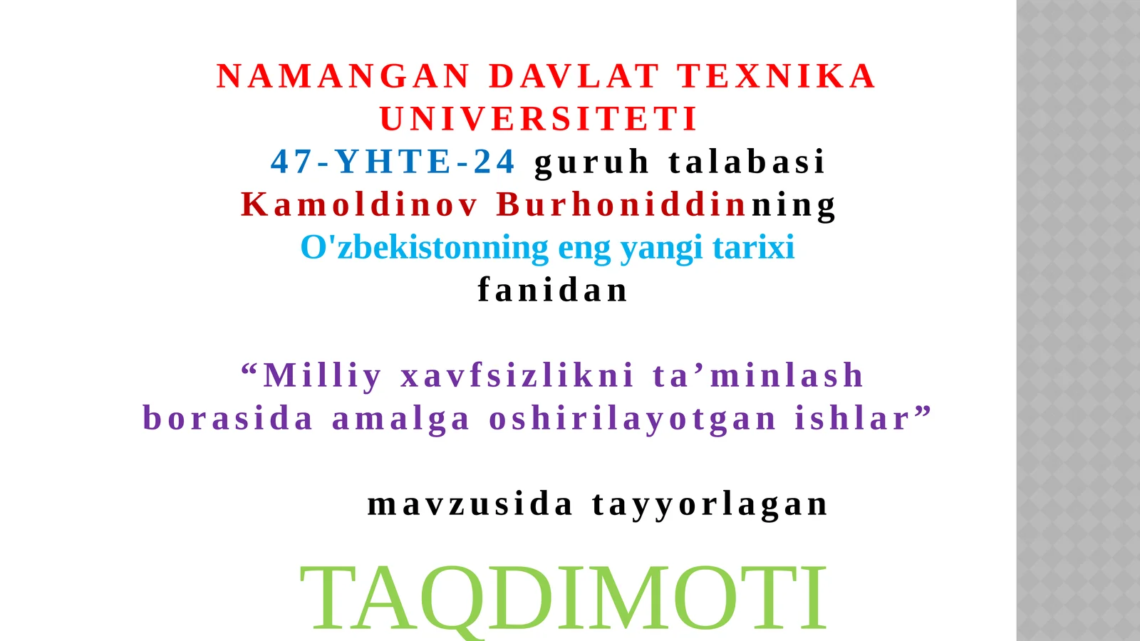 Product slide 1