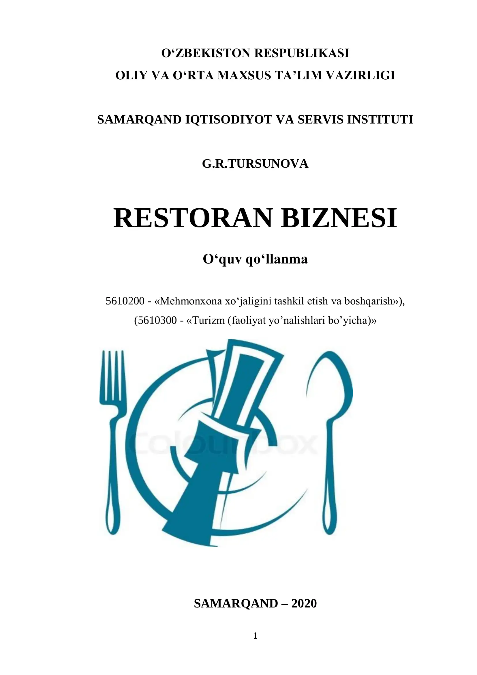 Restoran biznesi