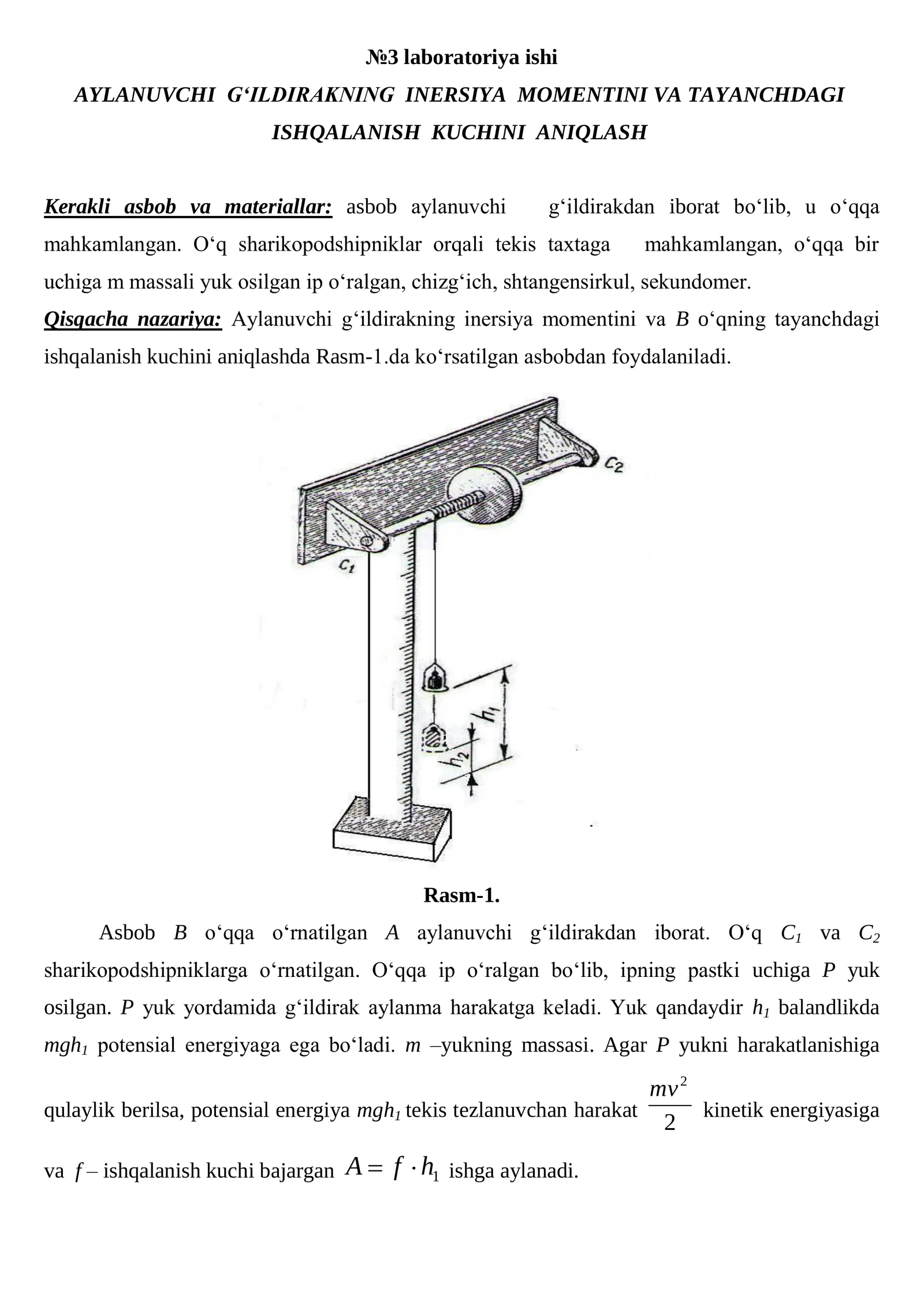 №3 laboratoriya ishi