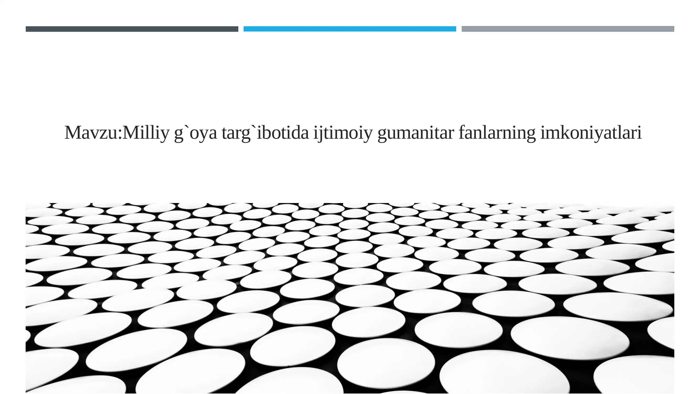 Milliy g`oya targ`ibotida ijtimoiy gumanitar fanlarning imkoniyatlari