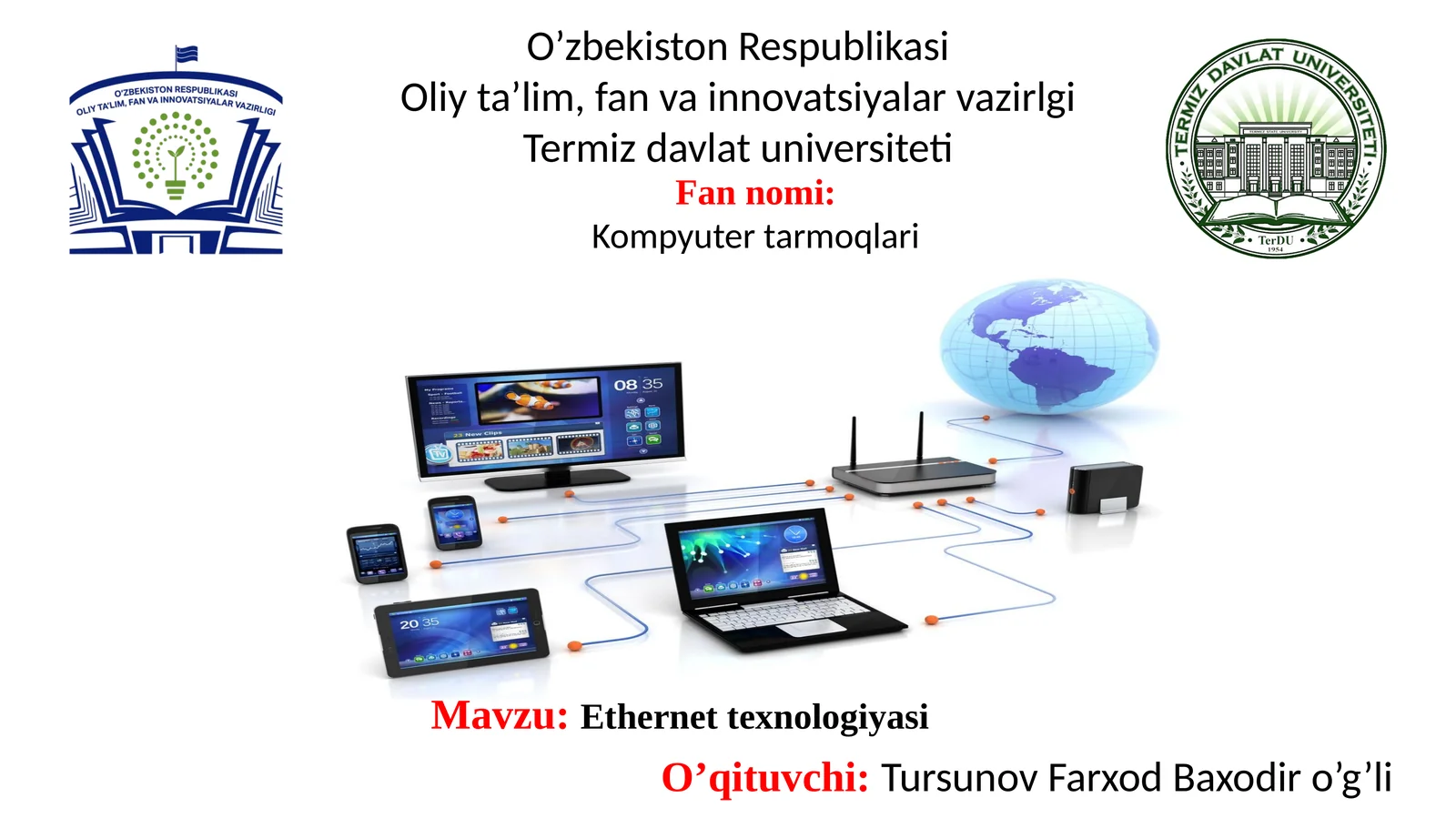 Ethernet texnologiyasi