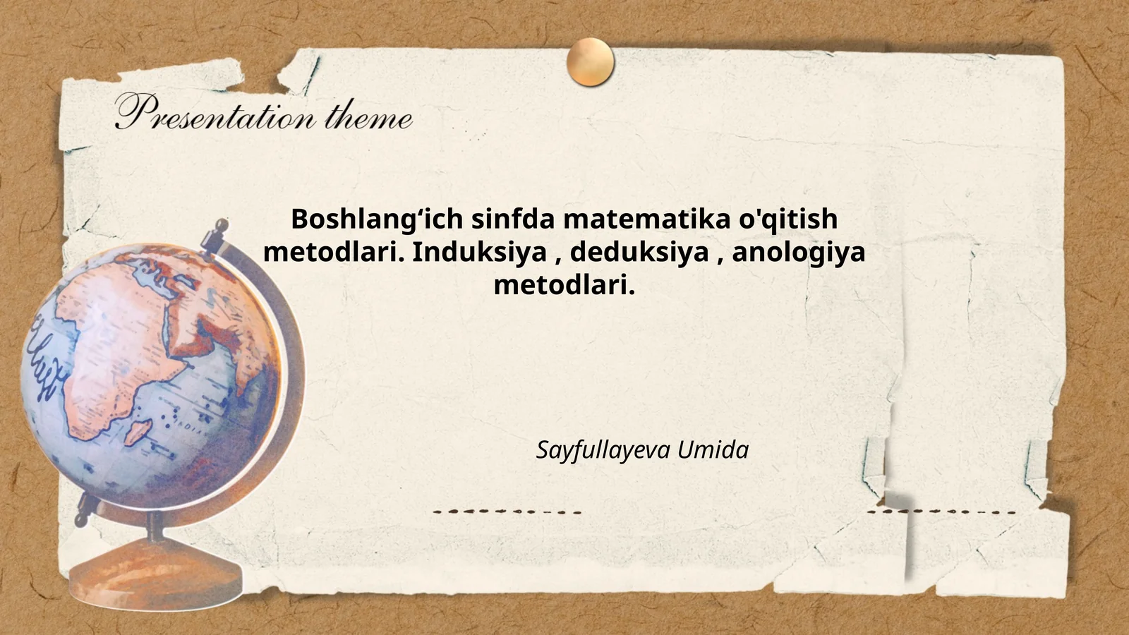 Matematika o'qitish metodlari