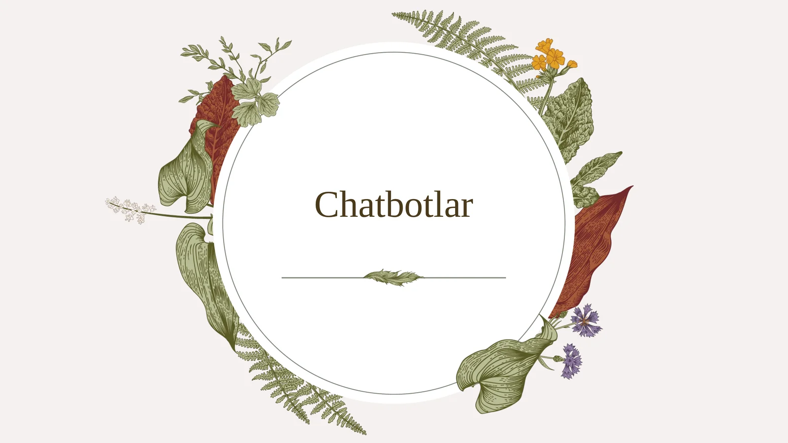 Chatbotlar