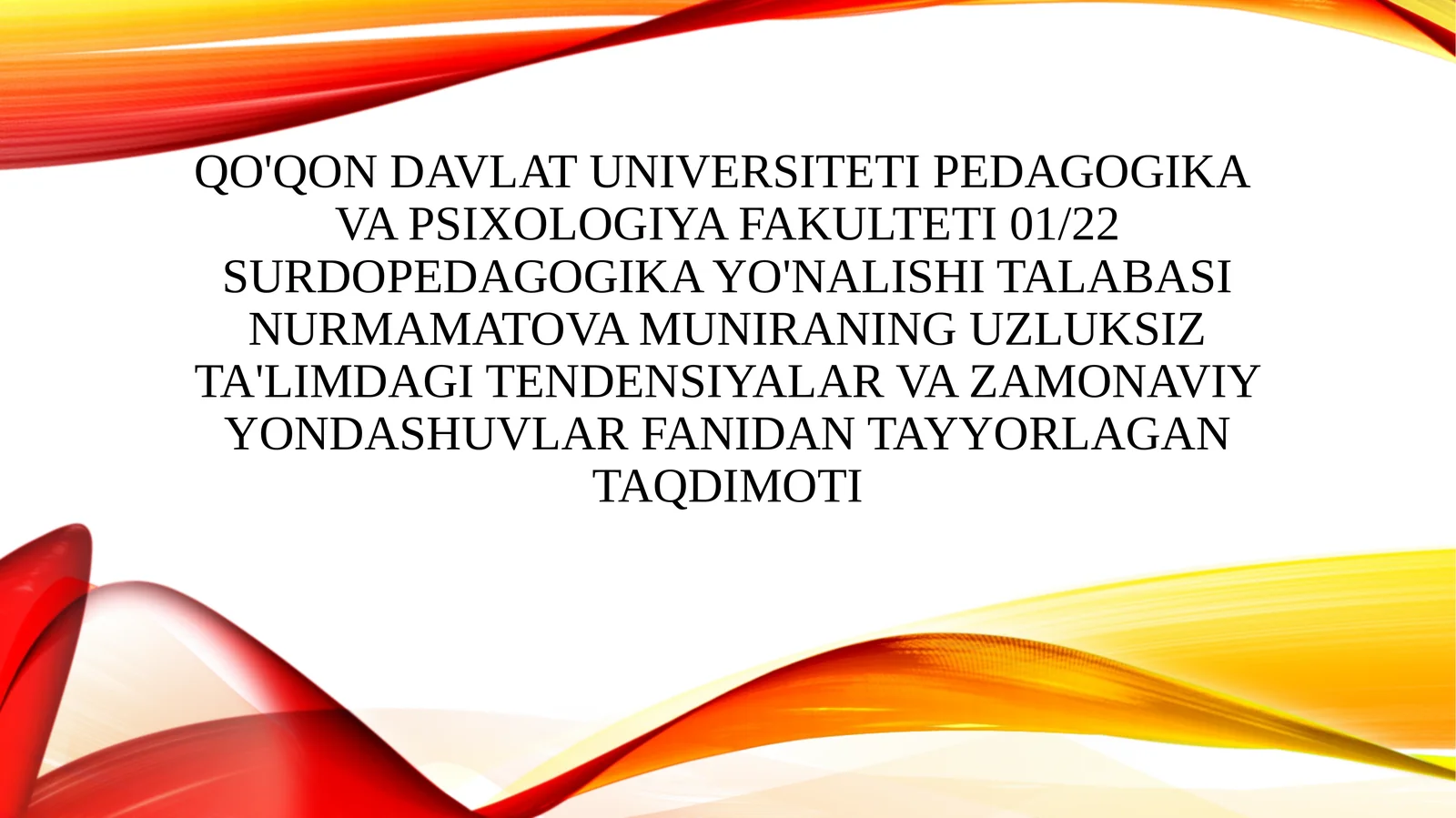 Ta'limda zamonaviy texnologiyalar