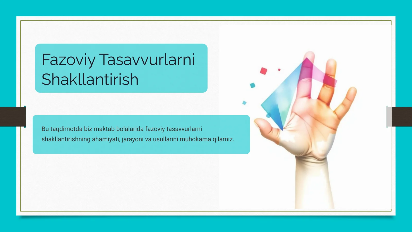 FazoviyTasavvurlarniShakllantirish