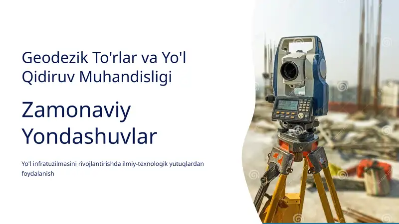 Geodezik To'rlar va Yo'l Qidiruv Muhandisligi