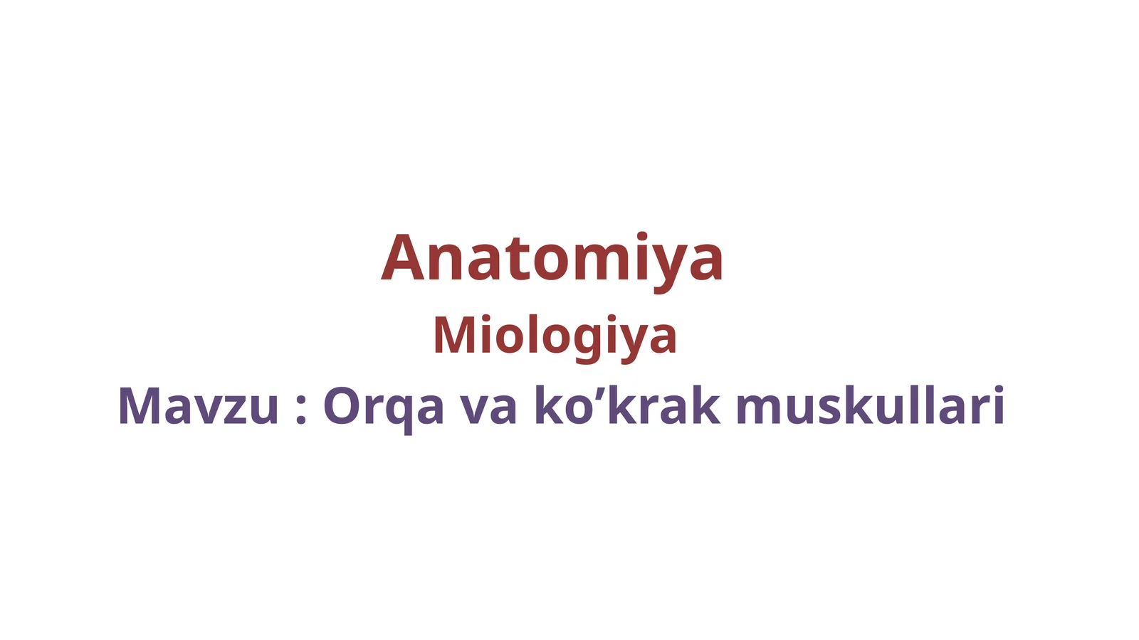 Anatomiya