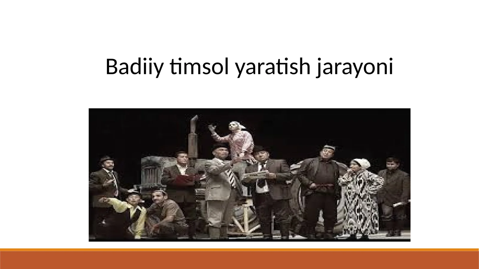 Badiiy timsol yaratish jarayoni