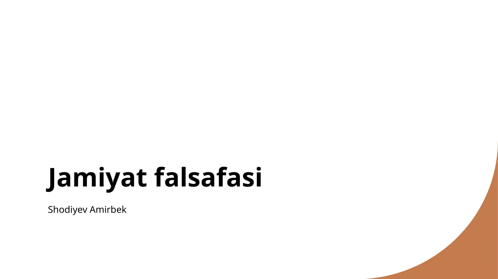 Jamiyat falsafadi