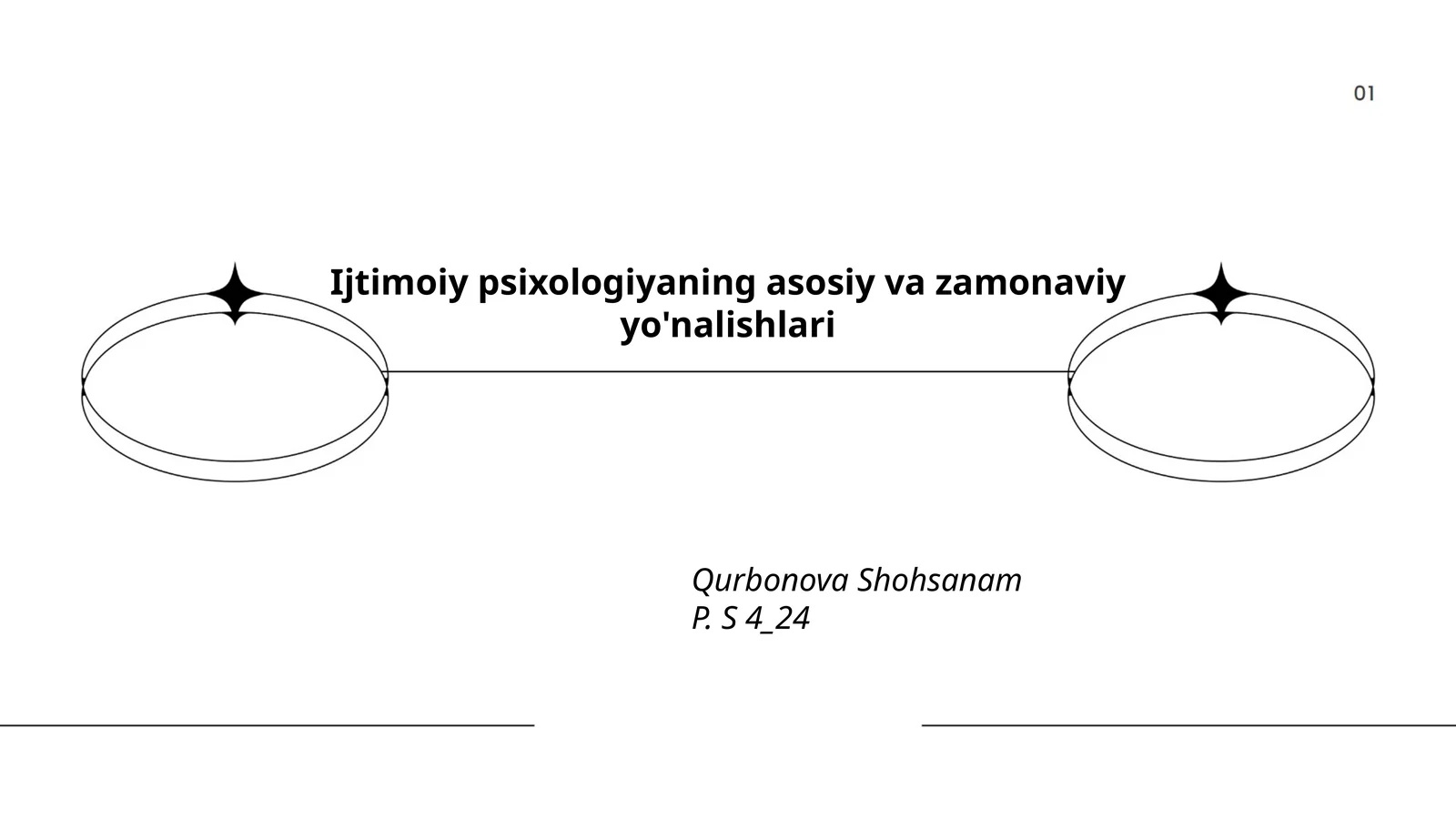 Ijtimoiy psixologiyaning asosiy va zamonaviy yo'nalishlari