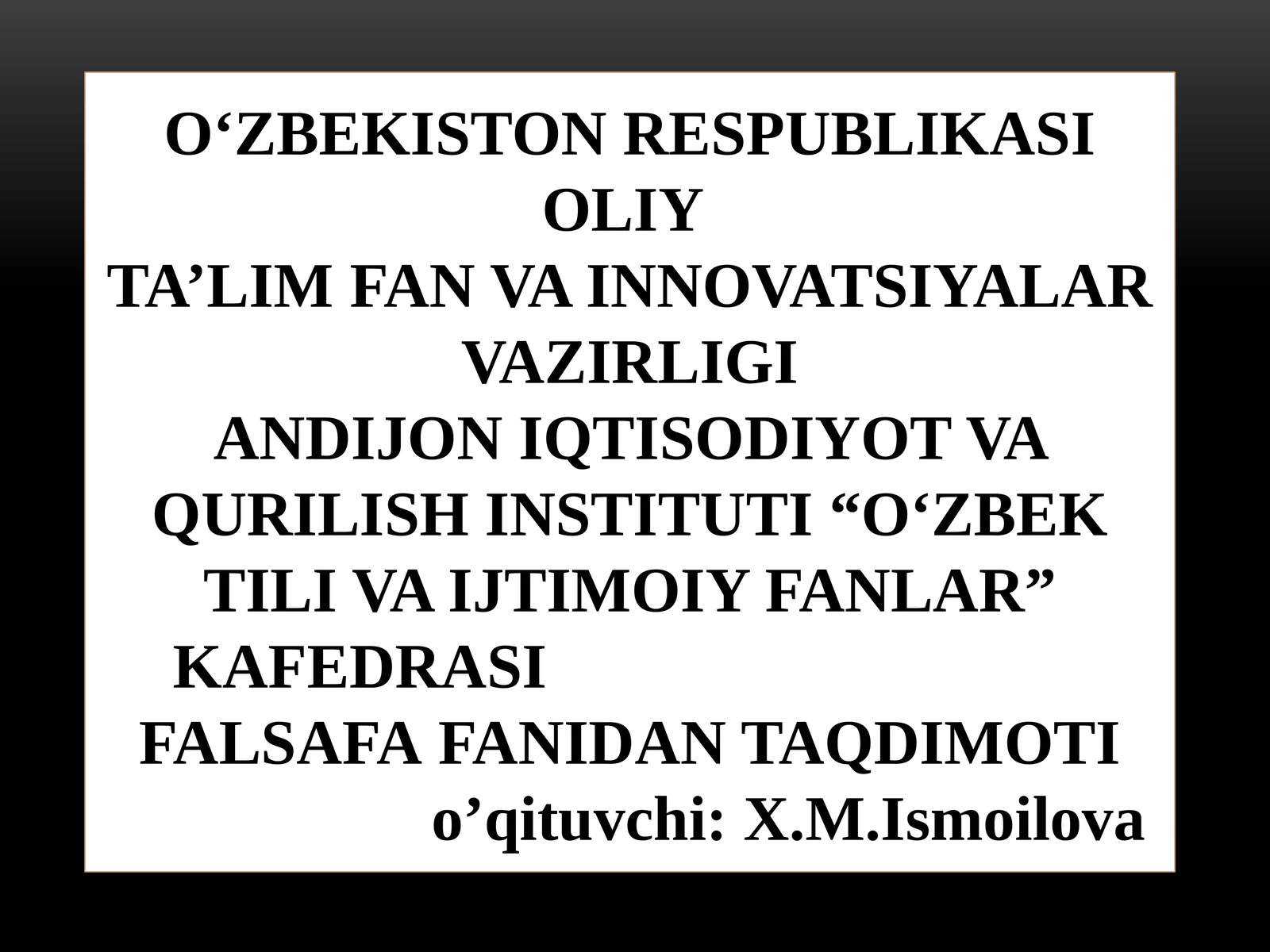 KORRUPSIYA – GLOBAL MUAMMO SIFATIDA.OʻZBEKISTONDAKORRUPSIYAGA QARSHI KURASHISHNING IQTISODIY-SIYOSIY VA IJTIMOIY - HUQUQIY MEXANIZMLARI
