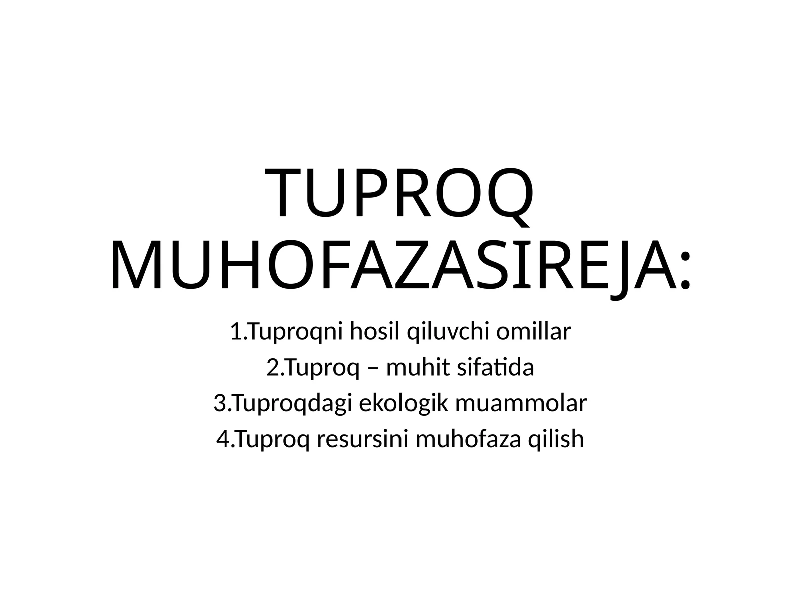 Tuproq muhofazasi